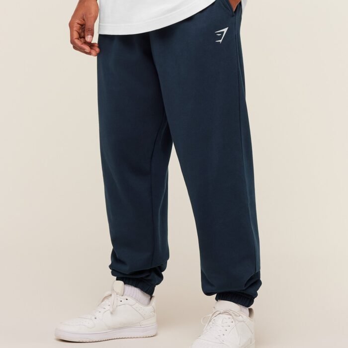Gymshark Crest Oversized Jogger - Navy